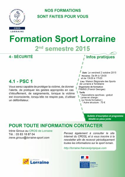 Formation Sport Lorraine